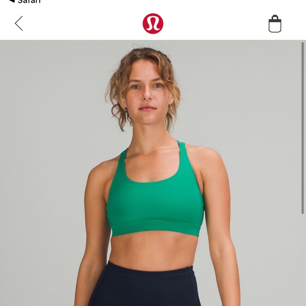 Lululemon invigorate bra color “emerald ice”